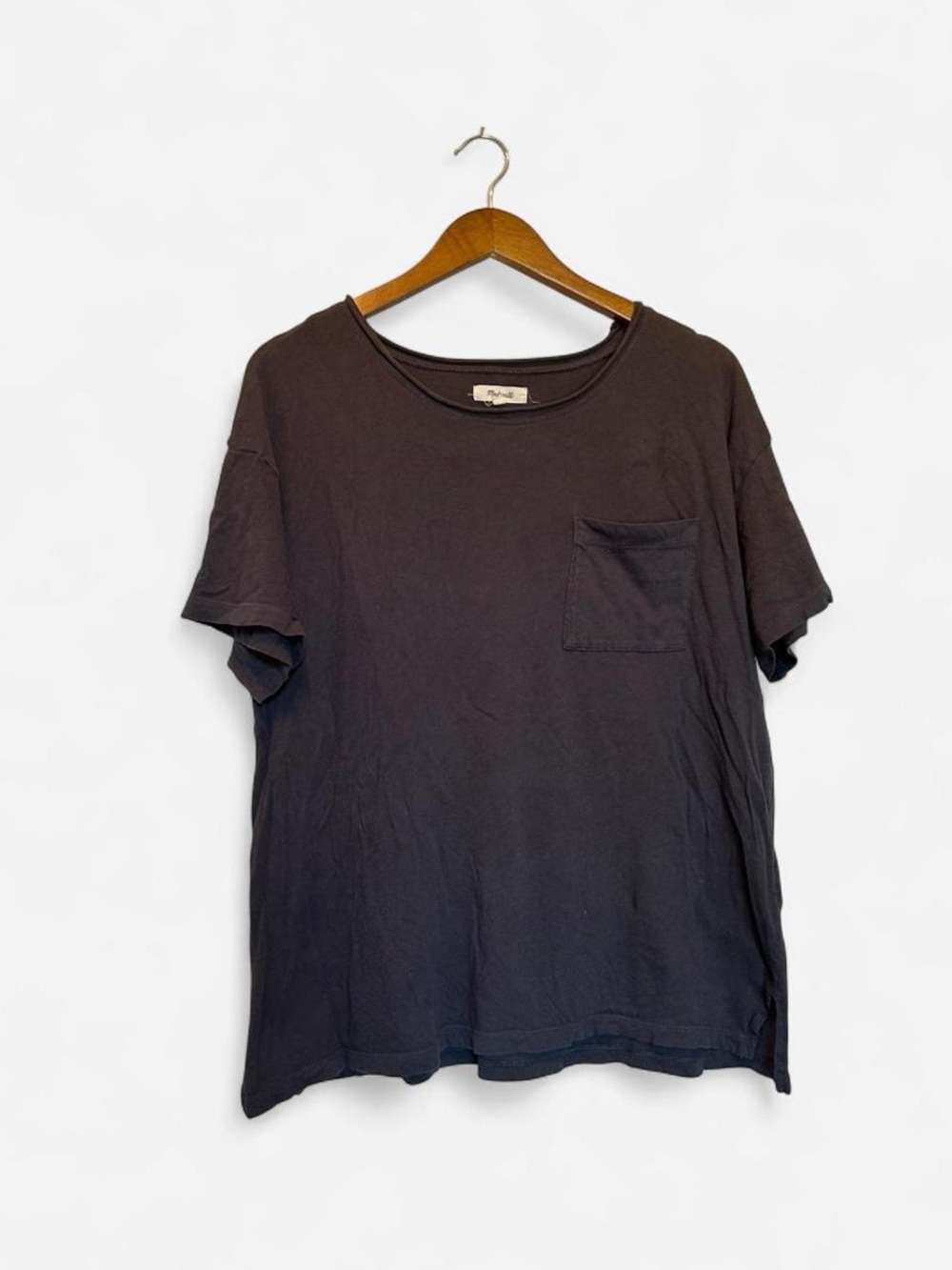 Madewell Dark Charcoal Pocket T‑Shirt - Black